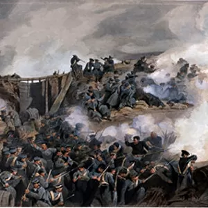 Storming of the Great Redan, Sebastopol, 1855, from The Officers