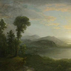 Sunset: Souvenir of the Adirondacks, 1878 (oil on canvas)