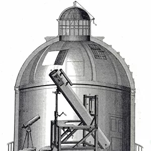 A telescope built by William Herschel