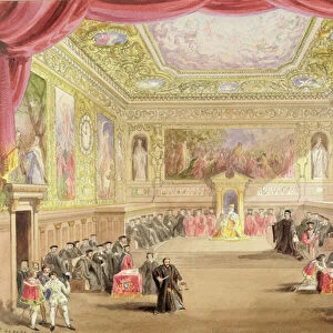 The Trial, Act IV, Scene I from Charles Keans production of