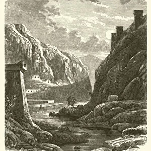 Valley of Topheth, II, Kings, xxiii, 10 (engraving)