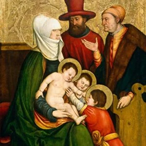 Bernhard Strigel, Saint Mary Cleophas and Her Family, German, 1460-1461-1528, c