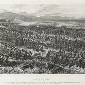 Combat Oued-alleg 31 December 1839 1840 Auguste Raffet