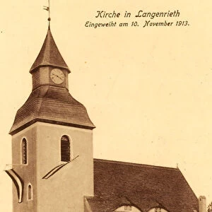 Dorfkirche Langenrieth Picket fences Germany