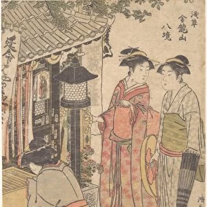 Enmei Jizo Edo period 1615-1868 Japan Polychrome woodblock print