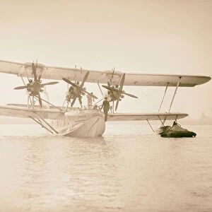 Flying boat City Khartoum Sea Galilee ca 1935