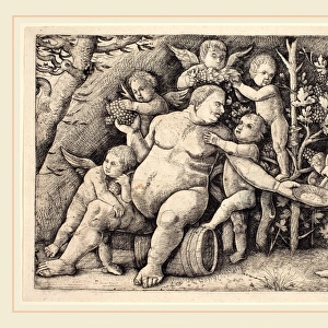 Hieronymus Hopfer after Andrea Mantegna (German, active c. 1520-1550 or after), Silenus
