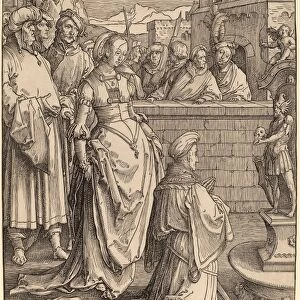 Lucas van Leyden (Netherlandish, 1489-1494 - 1533), Solomons Idolatry, c. 1512