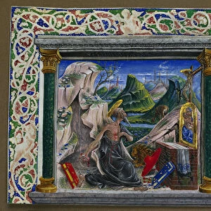 Miniature Excised Manuscript St. Jerome Wilderness