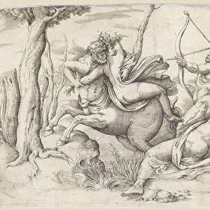 robbery Deianira centaur Nessus Hercules stands