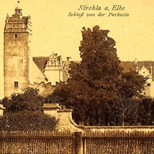 Schloss Strehla 1903 Landkreis MeiBen Strehla