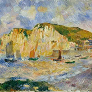 Sea Cliffs ca 1885 Oil canvas 20 1 / 4 x 25 51. 4 63. 5 cm