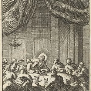 Last Supper, Jan Luyken, Jurriaen van Poolsum, 1687