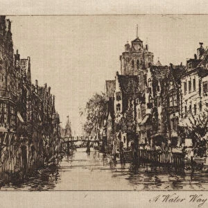 Waterway Dordrecht 1885 Charles A Vanderhoof