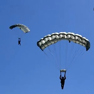 Airmen perform a High Altitude Low Opening (HALO) training exercise