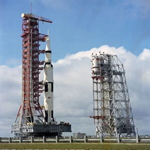 The Apollo 12 space vehicle at Kennedy Space Center, Florida