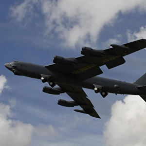 A B-52 Stratofortress heavy bomber of the U. S. Air Force