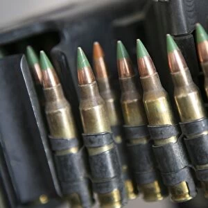 Belted bullets for an M-249 squad automatic weapon