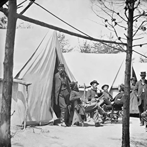 Camp of Captain (G. F. W. Wiley) Assistant Quartermaster, Stonemans Station, Virginia