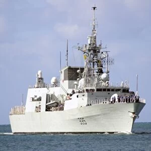 Canadian Navy Halifax-class frigate HMCS Calgary