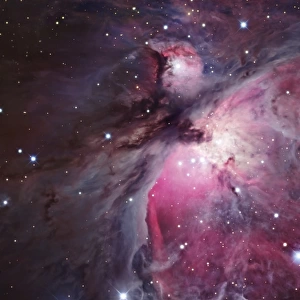 A close up of the Orion Nebula