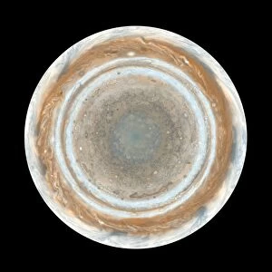 Color map of Jupiter