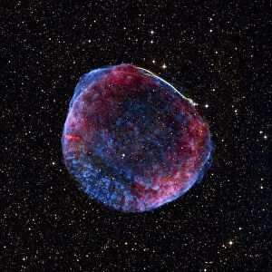 A composite image of the SN 1006 supernova remnant