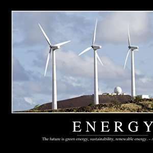 Energy: Inspirational Quote and Motivational Poster