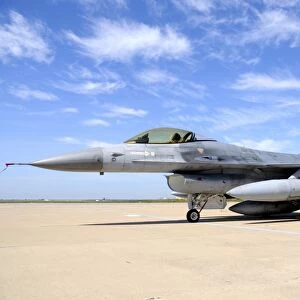 F-16A Falcon from the Portuguese Air Force at Moron Air Base, Spain