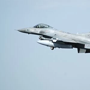 F-16C from the Hellenic Air Force taking off from Lechfeld Air Base, Germany