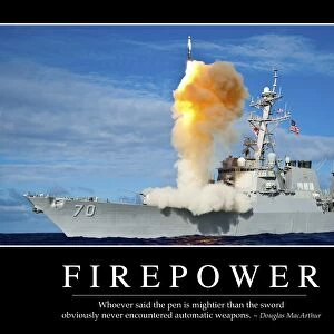 Firepower: Inspirational Quote and Motivational Poster