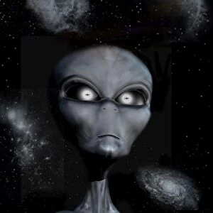 A grey alien