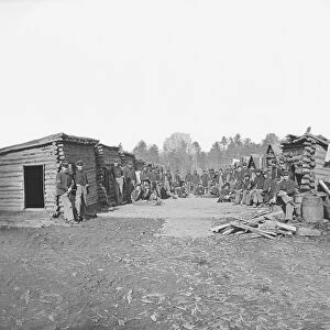 Infantry winter quarters during the American Civil War