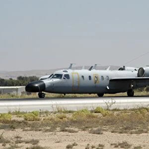 Israeli Air Force 1124N Seascan patrol aircraft at Nevatim Airbase