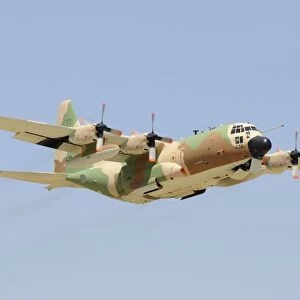 An Israeli Air Force C-130H Karnaf taking off