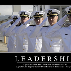 Leadership: Inspirational Quote and Motivational Poster