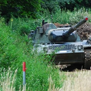 A leopard 1A5 MBT of the Belgian Army