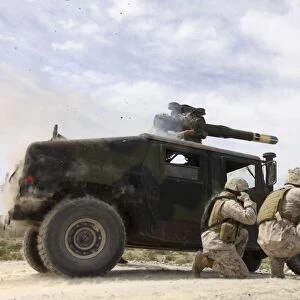 Marines fire a BGM-71 TOW missile