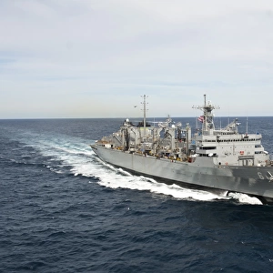 The Military Sealift Command fast combat support ship USNS Supply