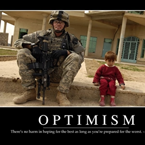 Optimism: Inspirational Quote and Motivational Poster