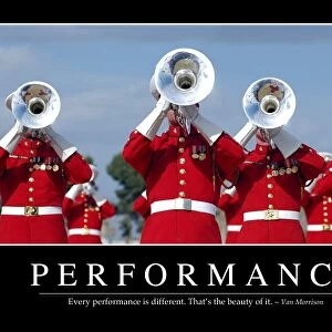 Performance: Inspirational Quote and Motivational Poster