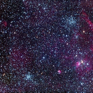 The Pinwheel Cluster and Starfish Cluster in the constellation Auriga
