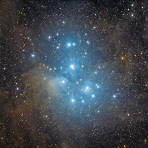 The Pleiades, an open star cluster in the constellation of Taurus