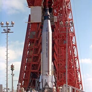 Pre-launch test of the Mercury-Atlas 9