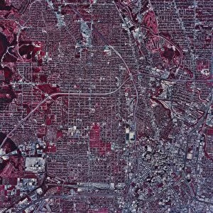Satellite view of San Antonio, Texas