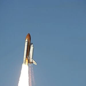 Space Shuttle Atlantis lifts off from Kennedy Space Center, Florida
