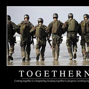 Togetherness: Inspirational Quote and Motivational Poster
