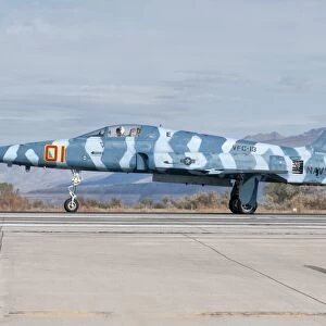 Side view of a F-5E Freedom Fighter aircraft