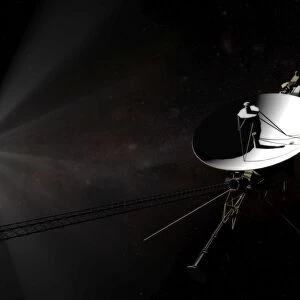 Voyager 1 leaving the solar system