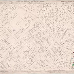 Ordnance Survey Map, Sheffield, Hoyle Street / Infirmary Road area, 1889 (Yorkshire sheet 294. 7. 10)